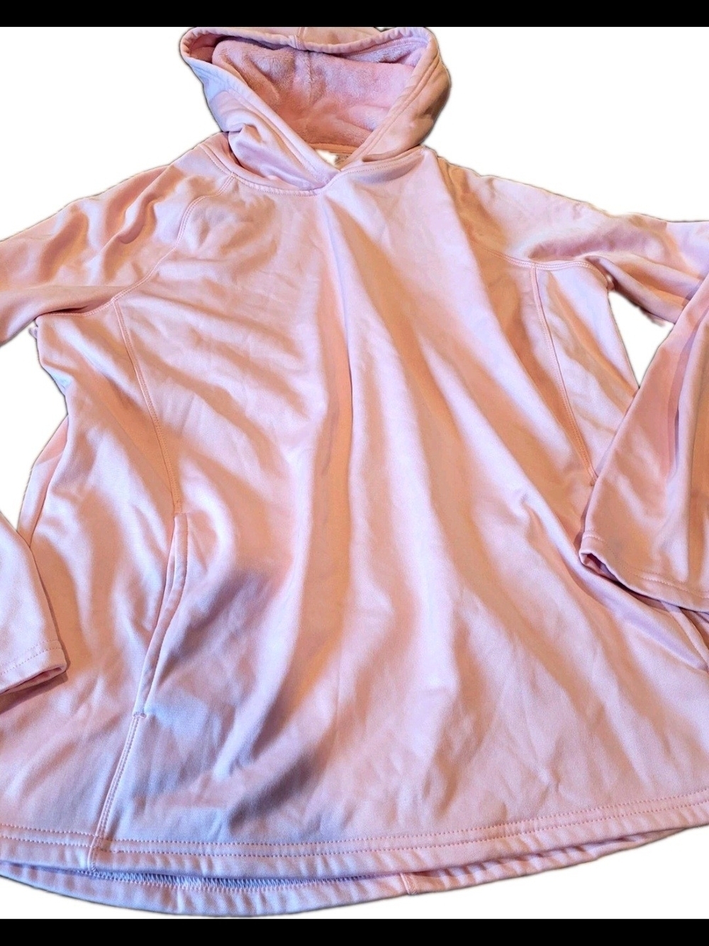 Athletic Works Women’s XL 16-18 Blush Pink Performance Pullover Hoodie Plus